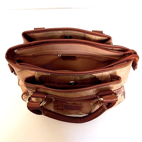 AUTHENTIC GARLAND NEW MAP Hand/ Shoulder Bag - Picture 8 of 12